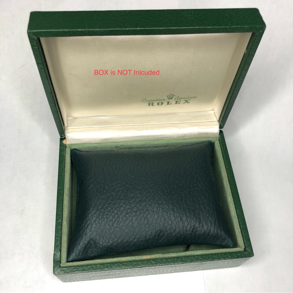 New Hand Made Dark Green Faux Leather Pillow Cushion Fits Rolex Watch Box